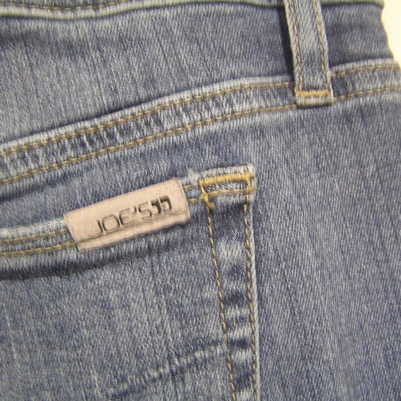 JOE'S JEANS SIZE 32 STRETCH Straight Crop SILVERLAKE - Picture 6 of 9